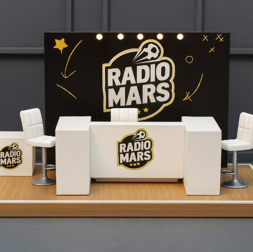 photo maquette du stand Radio Mars