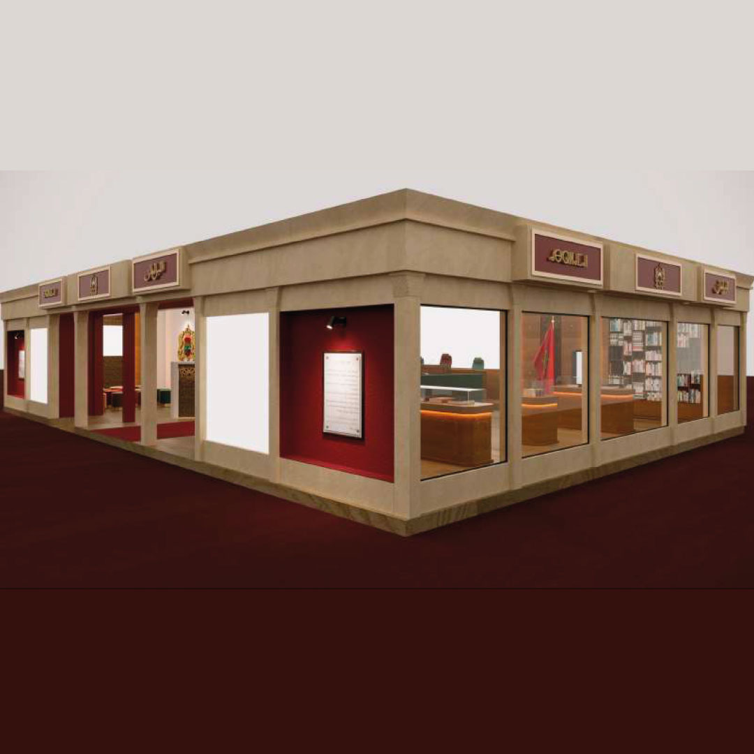 photo maquette du stand du Parlement
