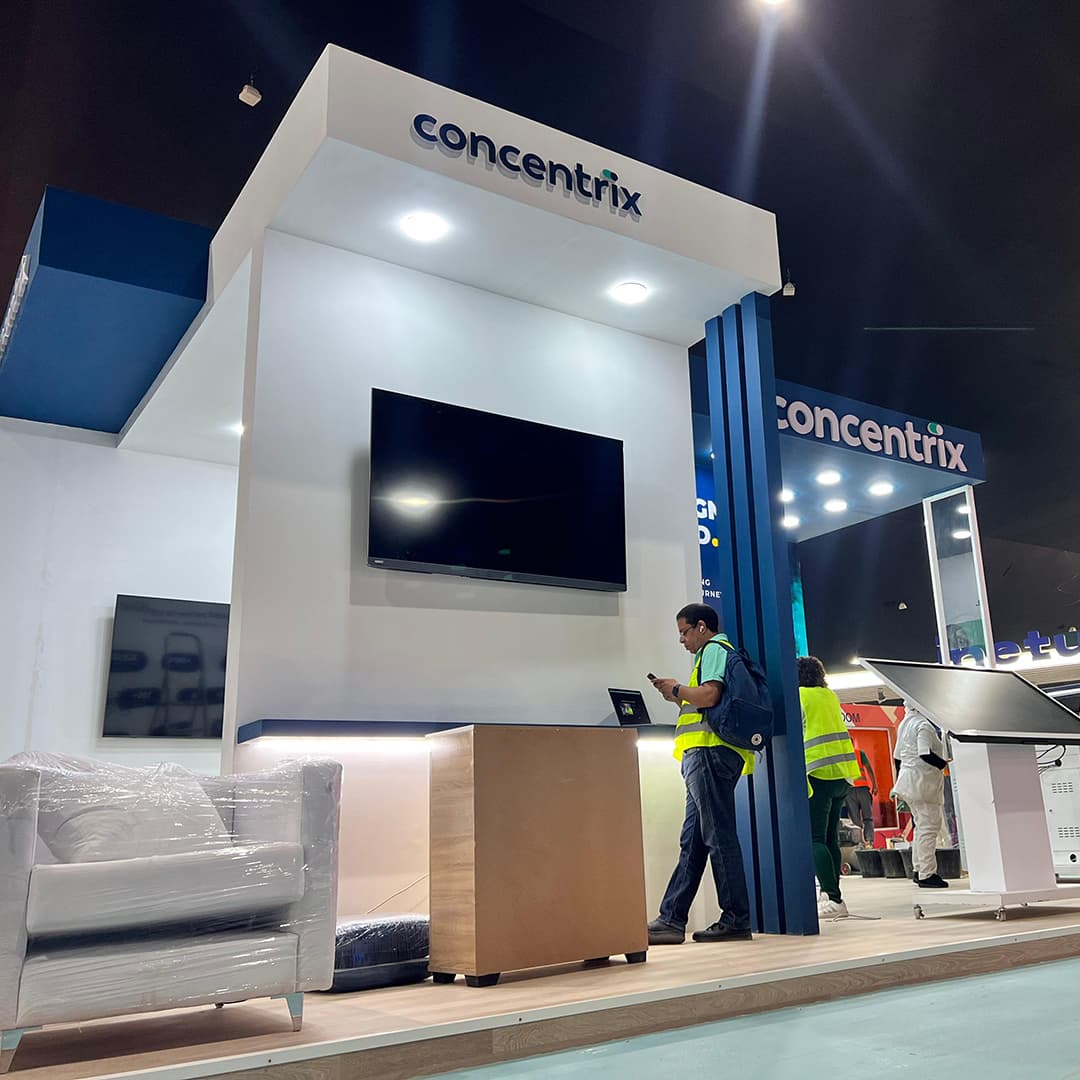 photo maquette du stand Concentrix